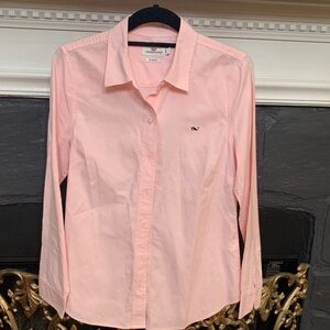 🐳Vineyard Vines Light Pink Collared Shirt